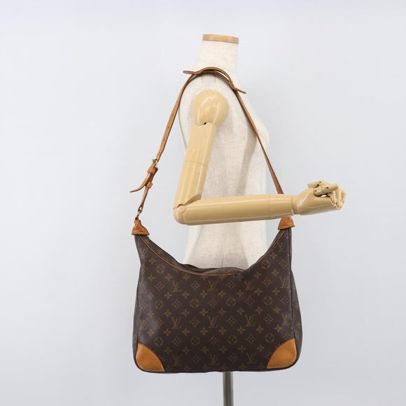 LOUIS VUITTON Monogram Boulogne 35 Shoulder Bag M51260 LV Auth bs36882