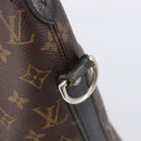 LOUIS VUITTON Monogram Macassar Davis Tote Bag M56708 LV Auth bs36883-17