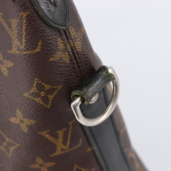 LOUIS VUITTON Monogram Macassar Davis Tote Bag M56708 LV Auth bs36883