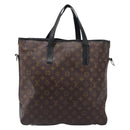 LOUIS VUITTON Monogram Macassar Davis Tote Bag M56708 LV Auth bs36883-2