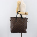 LOUIS VUITTON Monogram Macassar Davis Tote Bag M56708 LV Auth bs36883-27