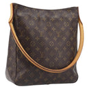 LOUIS VUITTON Monogram Looping GM Shoulder Bag M51145 LV Auth bs36885-1