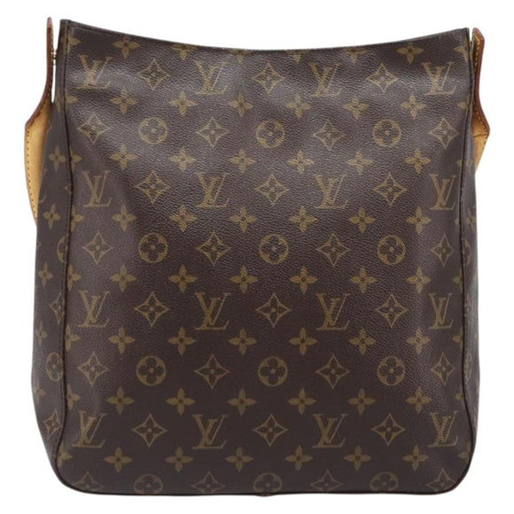 LOUIS VUITTON Monogram Looping GM Shoulder Bag M51145 LV Auth bs36885