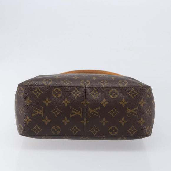 LOUIS VUITTON Monogram Looping GM Shoulder Bag M51145 LV Auth bs36885