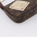 LOUIS VUITTON Label Collection Mini Pochette Accessoires M63798 LV Auth bs36887-9