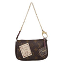 LOUIS VUITTON Label Collection Mini Pochette Accessoires M63798 LV Auth bs36887-2