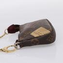 LOUIS VUITTON Label Collection Mini Pochette Accessoires M63798 LV Auth bs36887-3