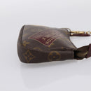 LOUIS VUITTON Label Collection Mini Pochette Accessoires M63798 LV Auth bs36887-4