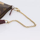 LOUIS VUITTON Label Collection Mini Pochette Accessoires M63798 LV Auth bs36887-7