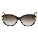 LOUIS VUITTON Petit Spson Cateye Sunglasses plastic Gold Z0487E LV Auth bs36891-13