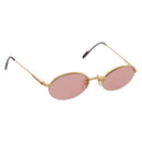 CARTIER Sunglasses Metal Gold Tone Auth bs36892A-1