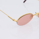 CARTIER Sunglasses Metal Gold Tone Auth bs36892A-8