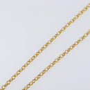 CHANEL Necklace Metal Gold Tone CC Auth bs36893M-12