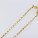 CHANEL Necklace Metal Gold Tone CC Auth bs36893M-13
