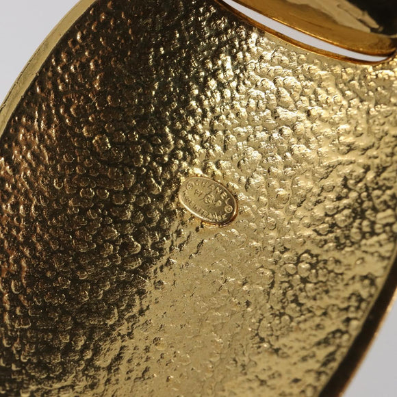 CHANEL Necklace Metal Gold Tone CC Auth bs36893M