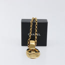 CHANEL Necklace Metal Gold Tone CC Auth bs36893M-16