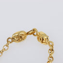 CHANEL Necklace Metal Gold Tone CC Auth bs36893M-8