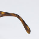 CHANEL Sunglasses Plastic Brown Gold CC Auth bs36894-10