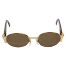 Gianni Versace Sunglasses Plastic Brown Gold Auth bs36896-2