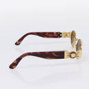 Gianni Versace Sunglasses Plastic Brown Gold Auth bs36896-4