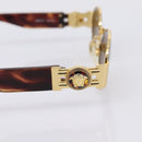 Gianni Versace Sunglasses Plastic Brown Gold Auth bs36896-5