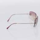 CHANEL Sunglasses Metal Silver CC Auth bs36898-4