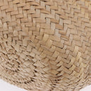VALENTINO Hand Bag Raffia Beige Gold Auth bs36900V-16
