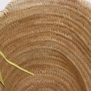 VALENTINO Hand Bag Raffia Beige Gold Auth bs36900V-17