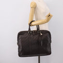 GUCCI GG Canvas Guccissima Bag Leather Dark Brown Gold 201480 Auth bs36901-24