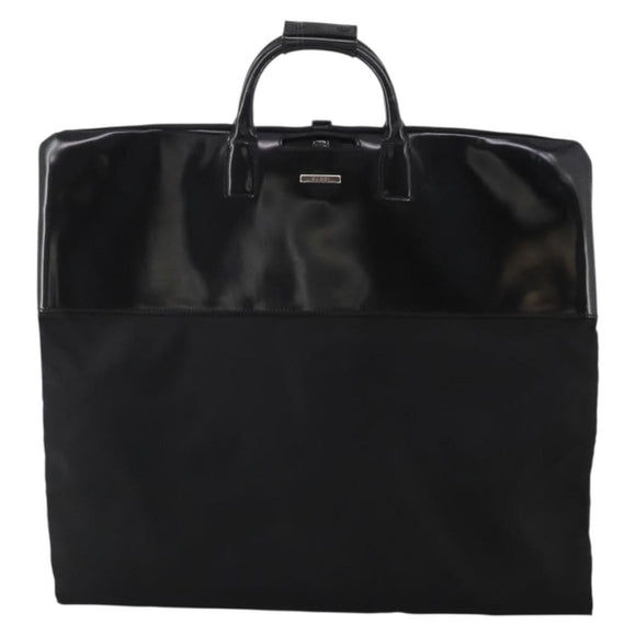 GUCCI Garment Cover Nylon Black Silver Auth bs36902