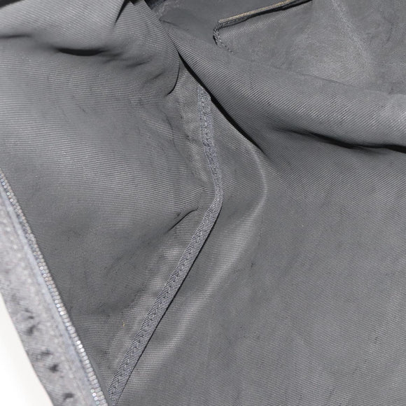 GUCCI Garment Cover Nylon Black Silver Auth bs36902
