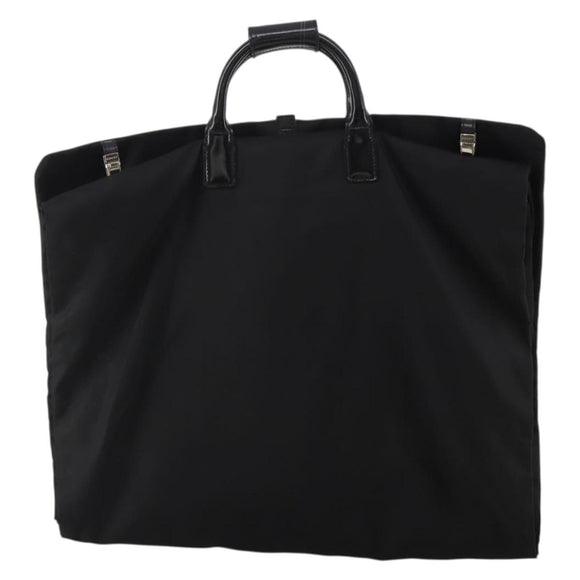 GUCCI Garment Cover Nylon Black Silver Auth bs36902