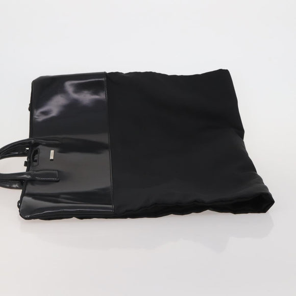 GUCCI Garment Cover Nylon Black Silver Auth bs36902