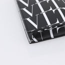 VALENTINO Smartphone Shoulder Bag Leather 2way Black Silver Auth bs36903V-16