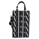 VALENTINO Smartphone Shoulder Bag Leather 2way Black Silver Auth bs36903V-13