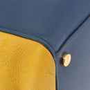 LOUIS VUITTON Miralis Haute Maroquinerie Hand Bag Leather Blue LV Auth bs36904-17