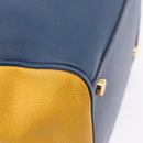 LOUIS VUITTON Miralis Haute Maroquinerie Hand Bag Leather Blue LV Auth bs36904-19