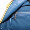 LOUIS VUITTON Miralis Haute Maroquinerie Hand Bag Leather Blue LV Auth bs36904-27