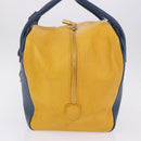 LOUIS VUITTON Miralis Haute Maroquinerie Hand Bag Leather Blue LV Auth bs36904-3