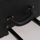 BALLY Carry Case Leather Black Silver Auth bs36906-16