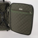 BALLY Carry Case Leather Black Silver Auth bs36906-22