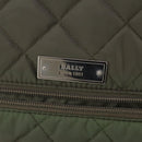 BALLY Carry Case Leather Black Silver Auth bs36906-23