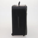 BALLY Carry Case Leather Black Silver Auth bs36906-4