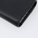 GUCCI Key Case Leather Black Silver Auth bs36907-15