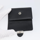 GUCCI Key Case Leather Black Silver Auth bs36907-18