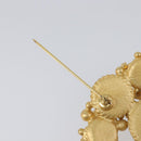CHANEL Brooch Metal Gold CC Auth bs36908M-9