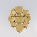 CHANEL Brooch Metal Gold CC Auth bs36908M-5