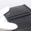 CHANEL COCO Mark Bifold Wallet Caviar Skin Black Gold CC Auth bs36909-17