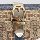 GUCCI Bifold Wallet Canvas Beige Gold Auth bs36910A-13