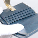 GUCCI Bifold Wallet Canvas Beige Gold Auth bs36910A-20
